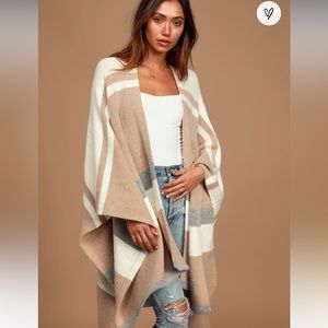 Lulu’s Multi-Striped Poncho